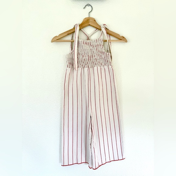 Fin & Vince Smocked Jumpsuit - Picture 1 of 6